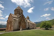 Gandzasar’s Cathedral of St. John the Baptist from north-west.