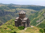 The temple of Amberd, Armenia.