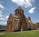 Gandzasar’s Cathedral of St. John the Baptist from north-west.